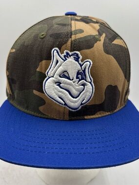 St Louis University Billikens Top Of The World Camo Royal High Crown Snapback